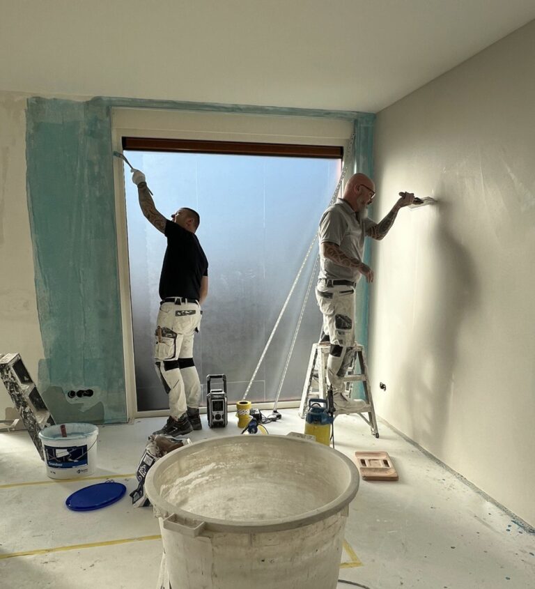 Betoncire Woonbeton Leefbeton Betonlook Betonlook muur Betonlook badkamer Betonlook keuken stukadoor